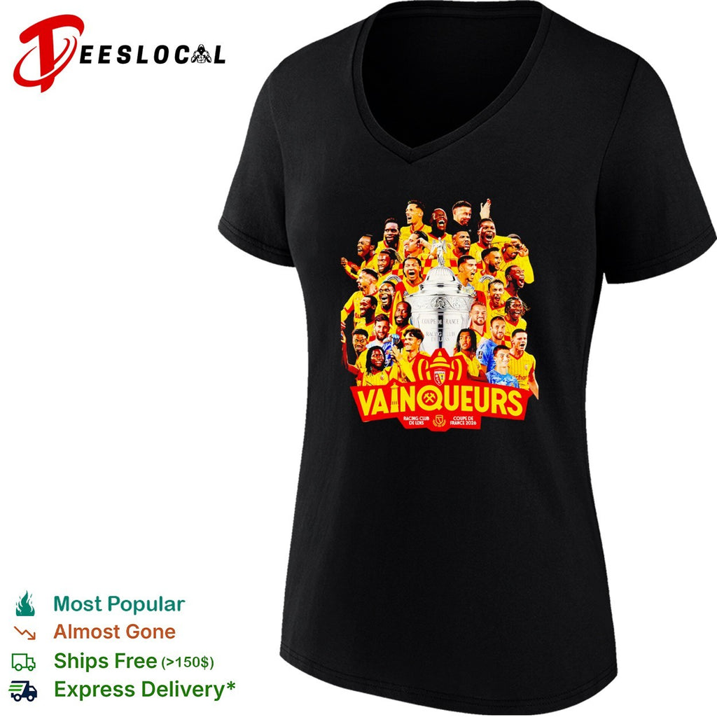 Racing Club de Lens Coupe de France 2026 Vainqueurs Champions Commemorative shirt