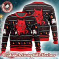 Radiohead Amnesiac Weeping Devil Holiday Knitted Ugly Christmas Sweater