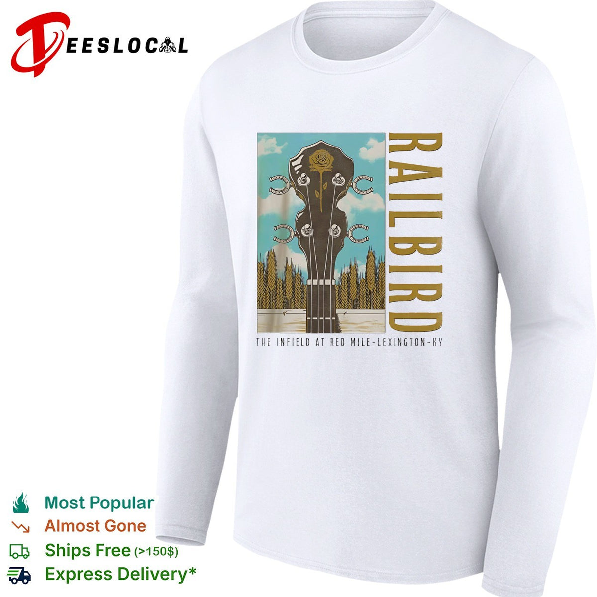 Railbird Music Festival 2026 Lexington Kentucky On June 6 And 7 2026 Banjo shirt