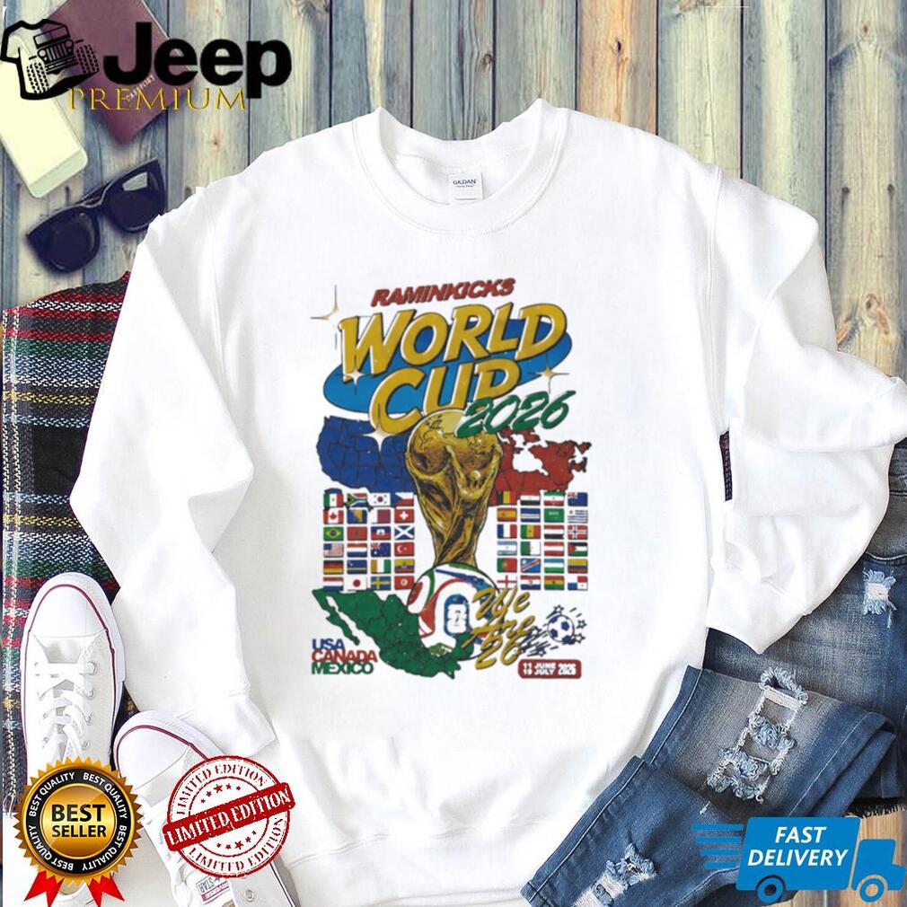 Raminkicks World Cup 2026 USA Canada Mexico shirt