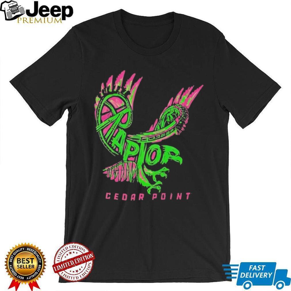 Raptor Cedar Point wordscape shirt