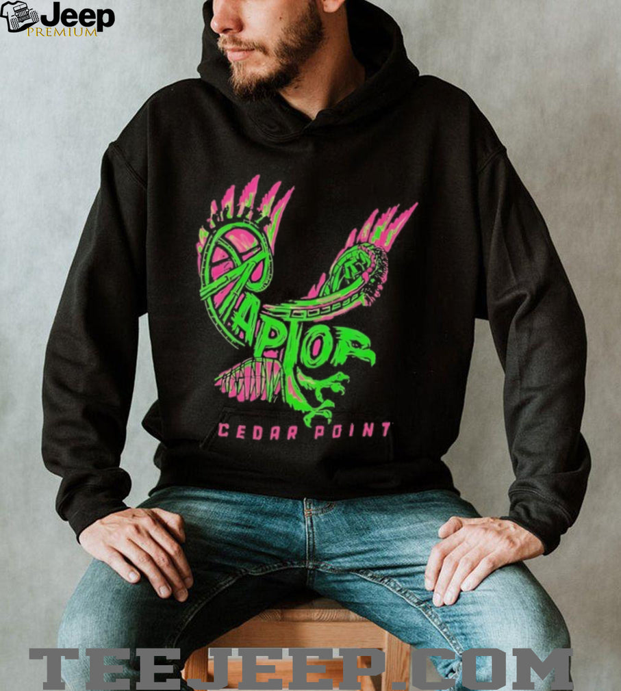 Raptor Cedar Point wordscape shirt