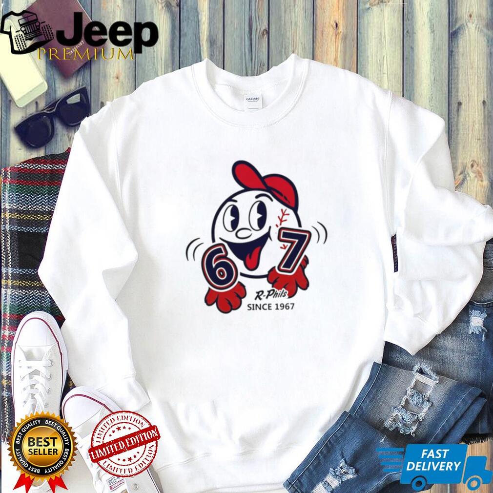 Reading Fightin Phils R Phils Baseball Mascot Unisex T Shirt