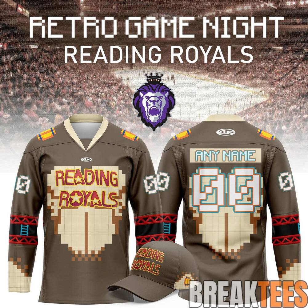 Reading Royals 2026 Retro Game Night Hockey Jersey