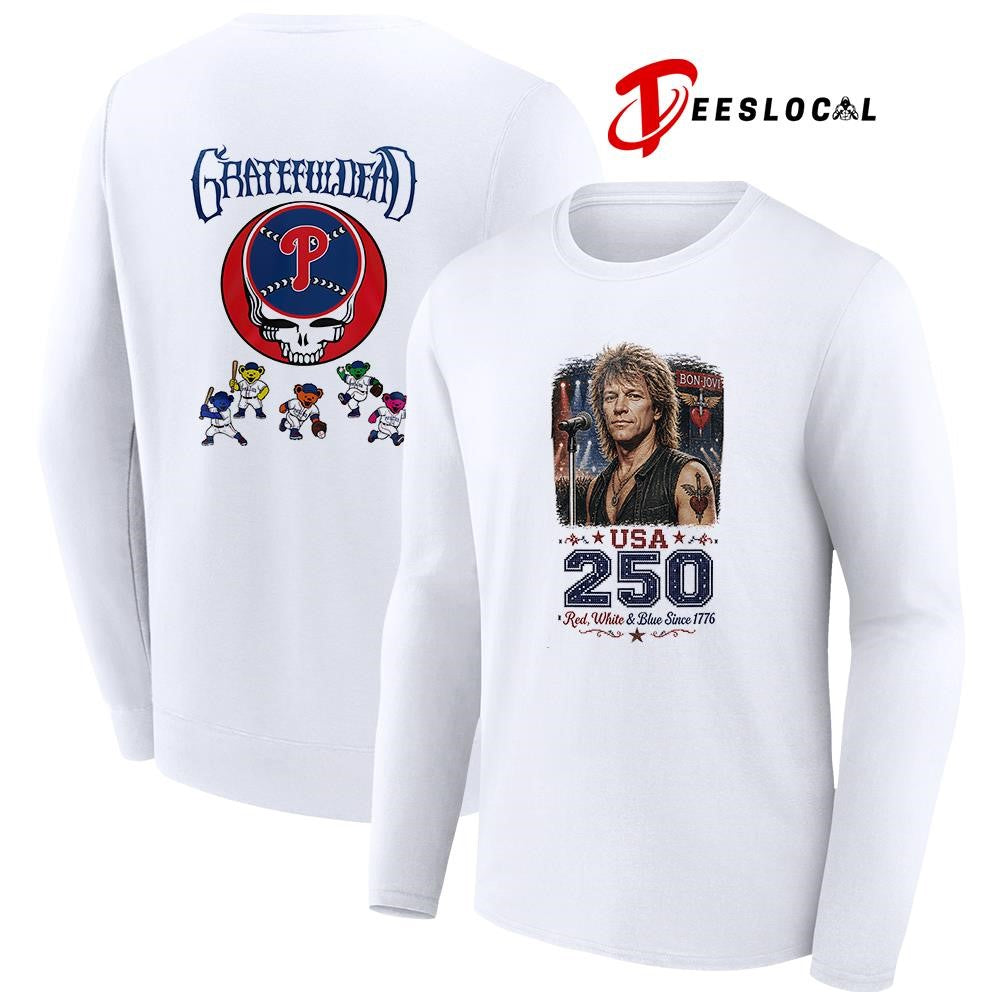 Real women love Bon Jovi smart women love America 250 years of freedom shirt