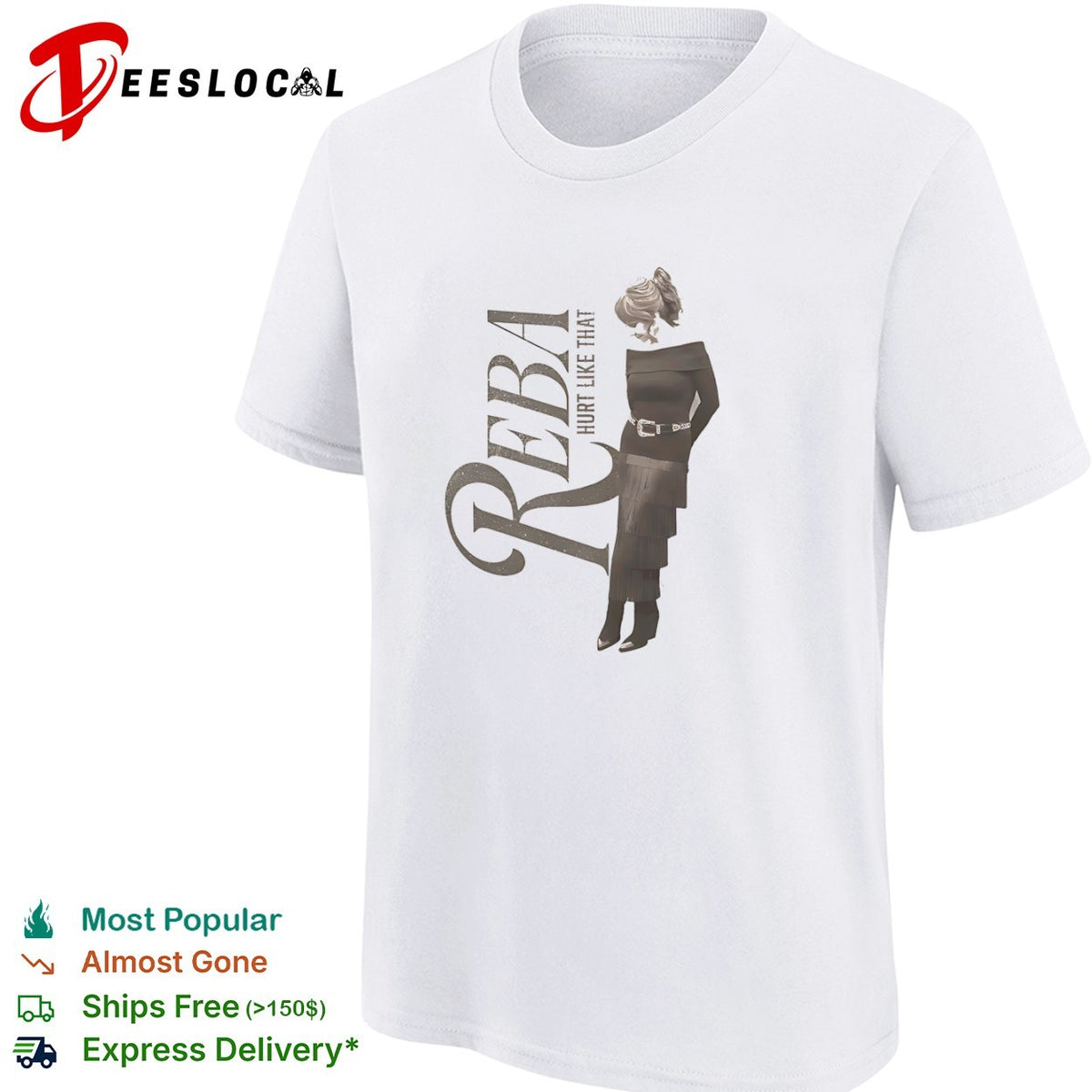 Reba McEntire Hurt Like That Country Music Singer Songwriter Official Logo shirt