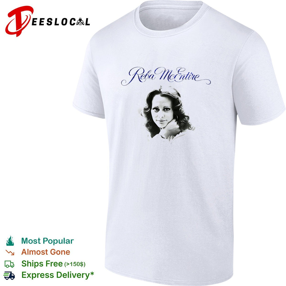 Reba McEntire Reba McEntire Portrait Minimalist Elegant Signature Music Icon shirt