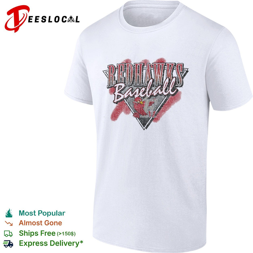 Redhawks Baseball FM Logo Mascot Sport Team shirt