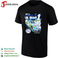 Reelin’ in a big 1 Ross Chastain Busch Light bass fishing NASCAR shirt
