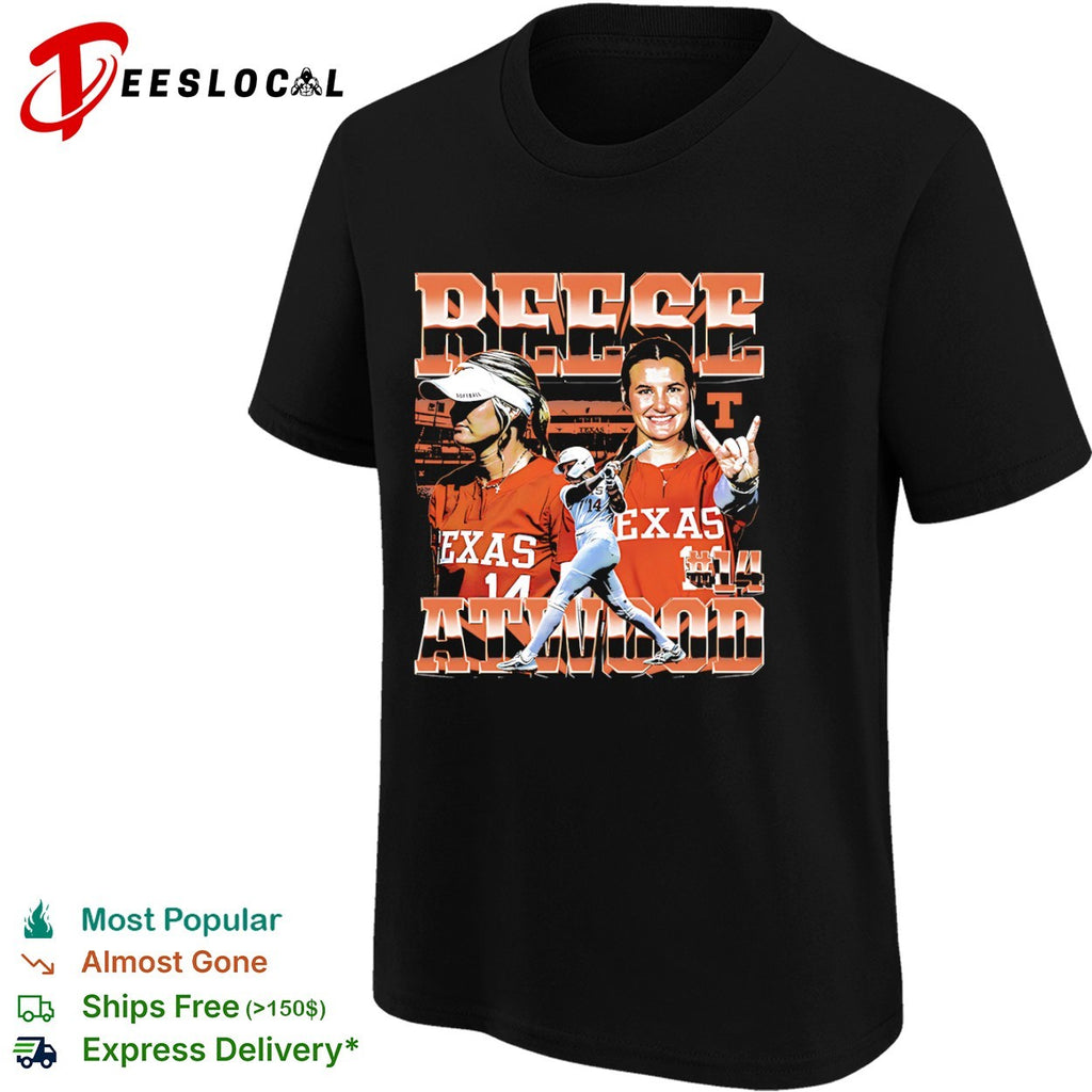Reese Atwood Texas Longhorns Softball NCAA 14 shirt