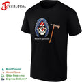Remain ungovernable skull American flag tomahawk graphic shirt