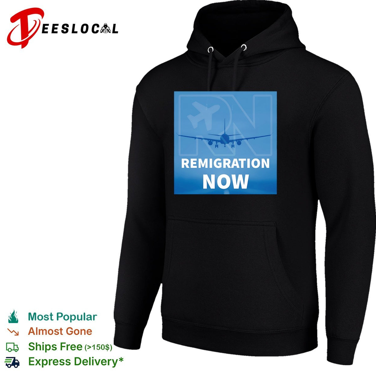 Remigration Now Airplane Travel Shirt