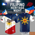 Reno Aces Celebrating Filipino Heritage Night Special Baseball Jersey
