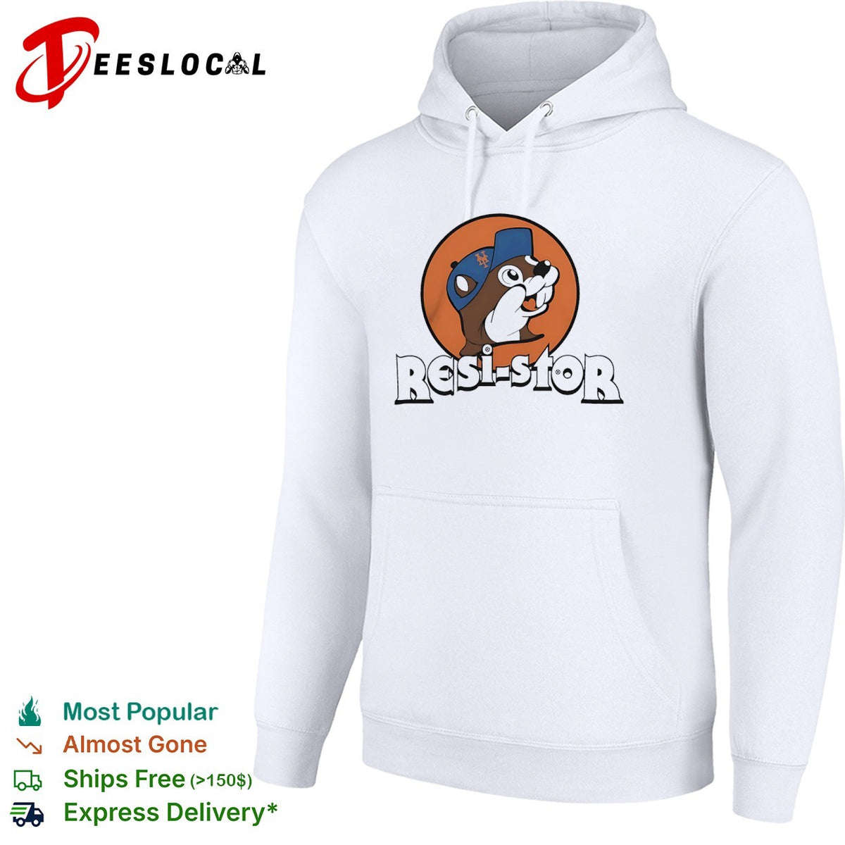 Resi-stor Buc-ee New York Mets shirt