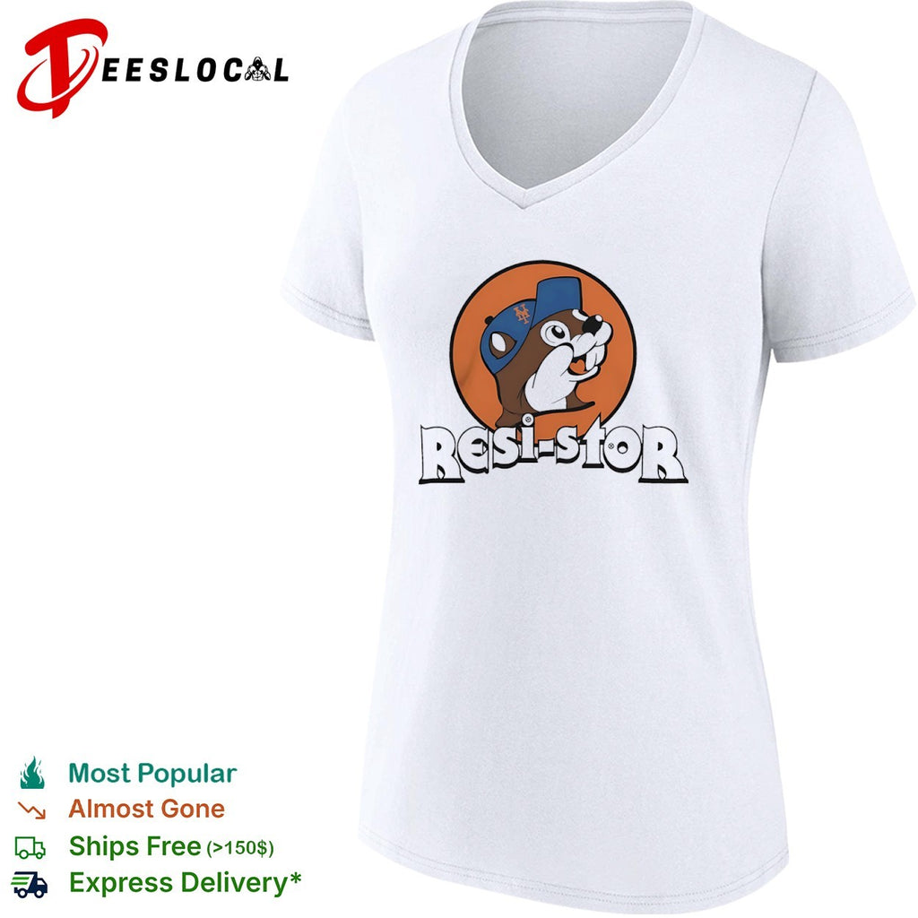Resi-stor Buc-ee New York Mets shirt