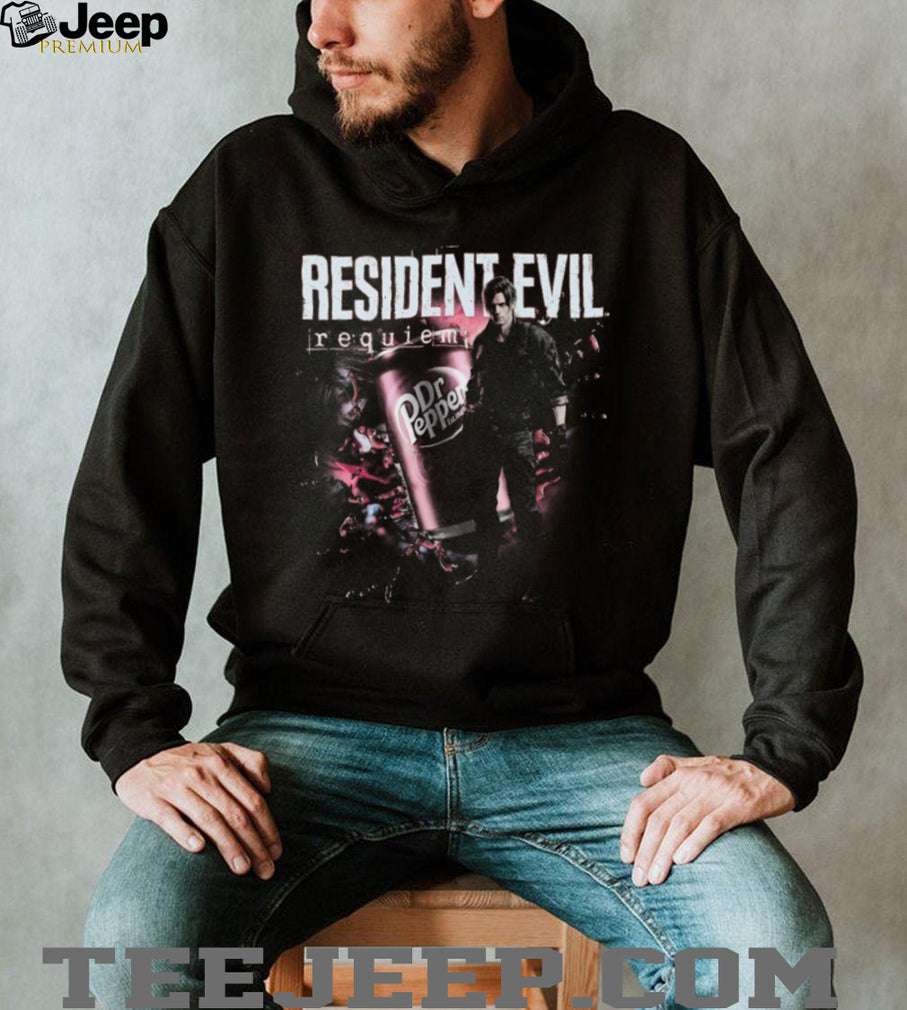 Resident Evil 4 Leon Kennedy Dr Pepper Requiem Vintage Wash T Shirt