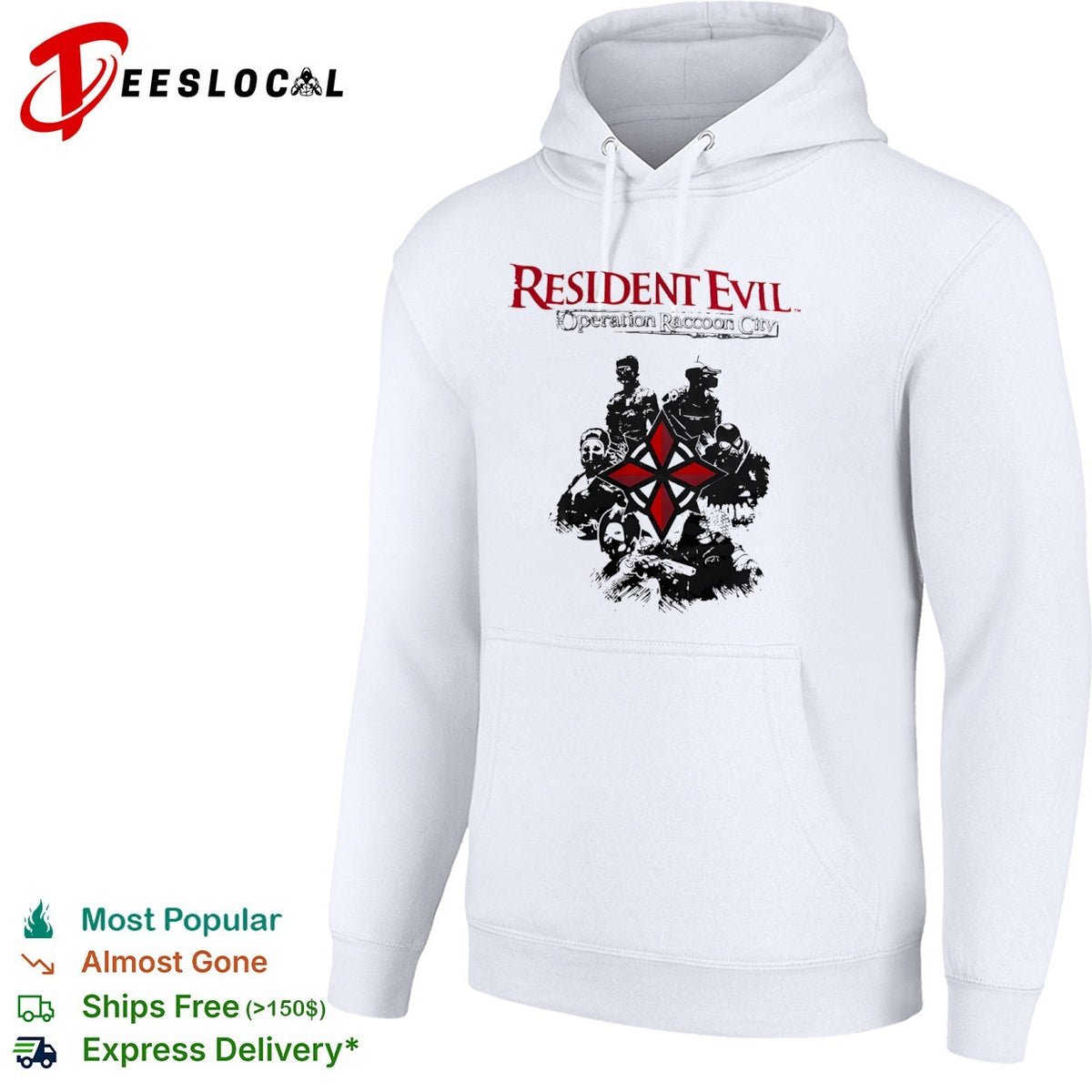 Resident Evil Operation Raccoon City Umbrella Corporation Wolfpack Squad shirt