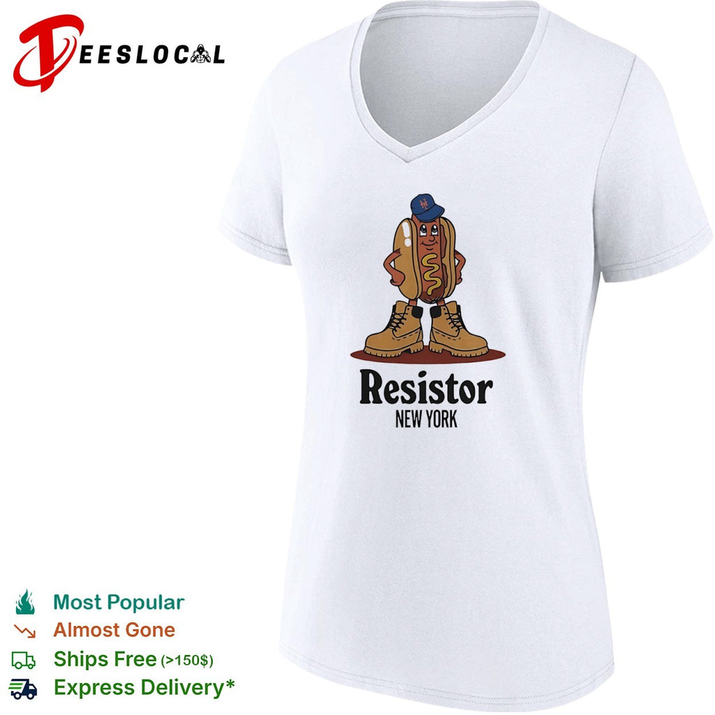Resistor New York Hot Dog x New York Mets shirt