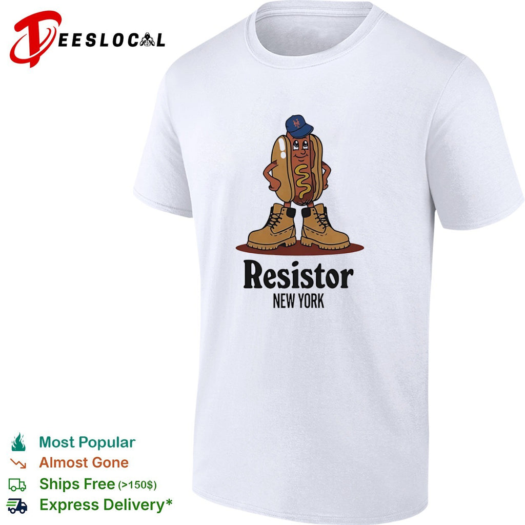 Resistor New York Hot Dog x New York Mets shirt