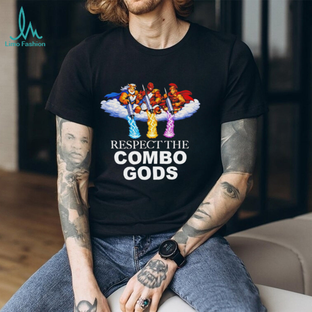 Respect The Combo Gods Retro Arcade Gaming T Shirt