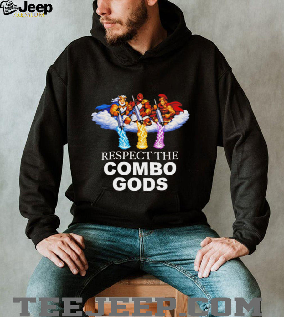 Respect The Combo Gods Retro Arcade Gaming T Shirt