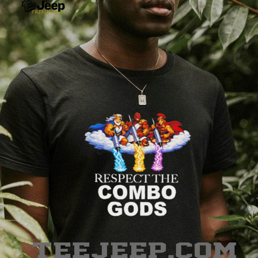 Respect The Combo Gods Retro Arcade Gaming T Shirt