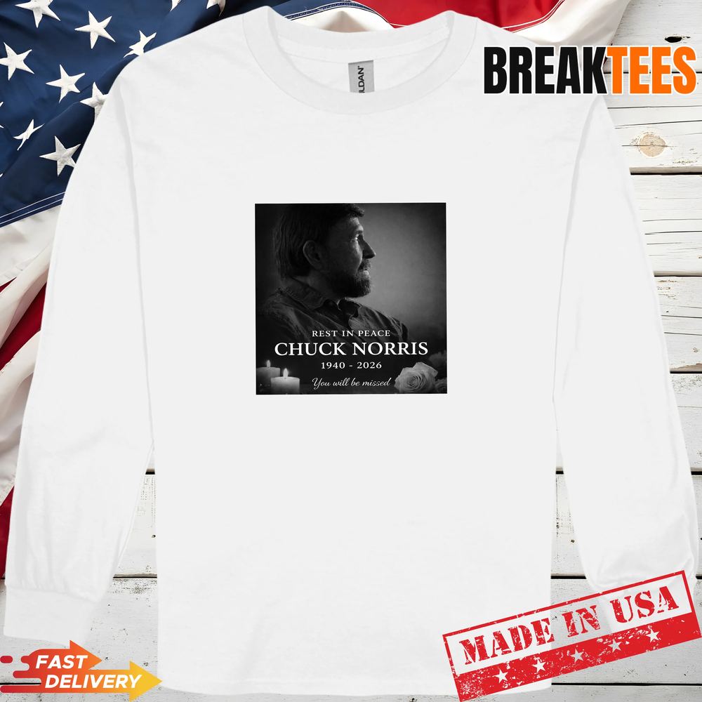 Rest In Peace Chuck Norris T-Shirt – 1940-2026 Memorial Legend
