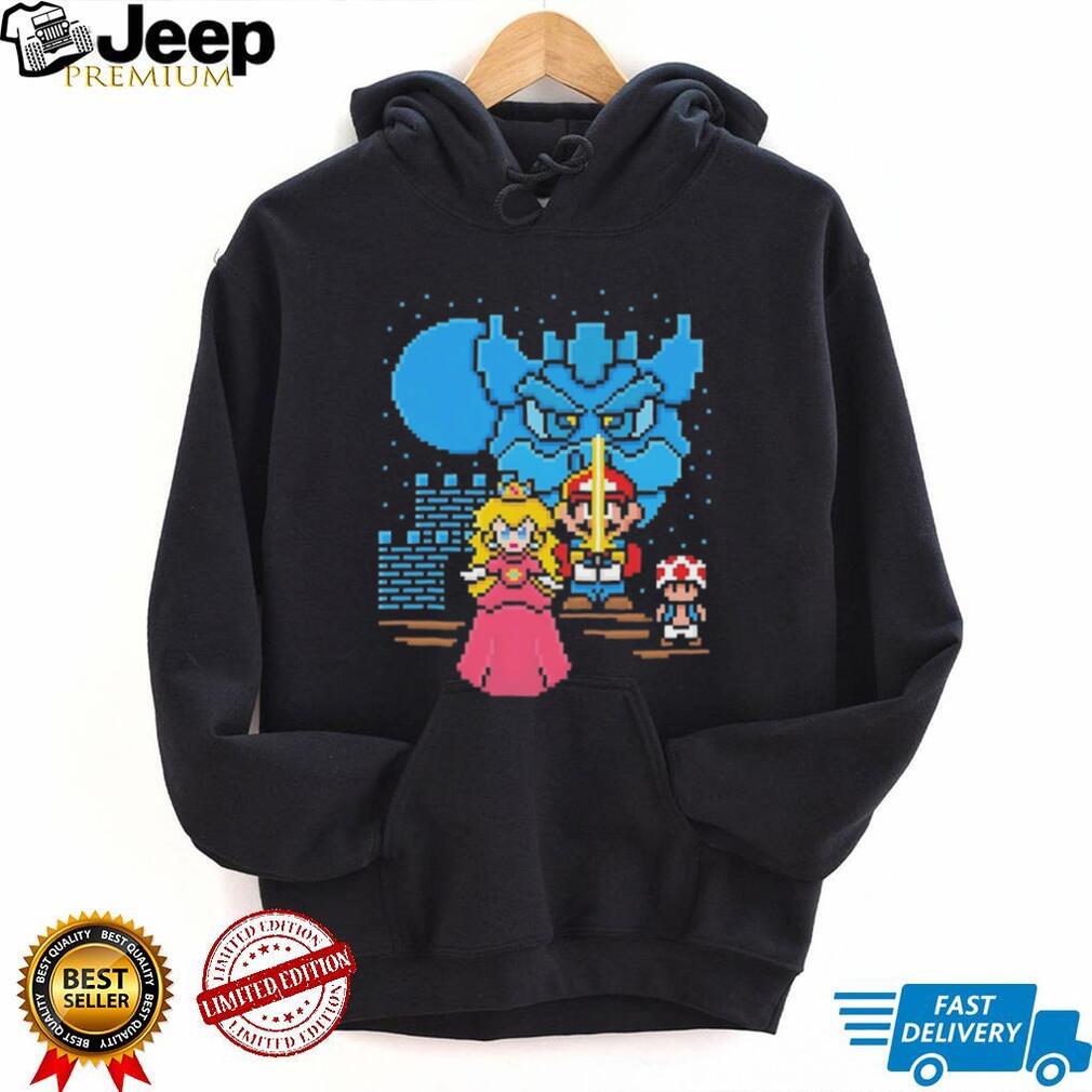Retro 8 Bit Pixel Art Video Game Hero Princess T Shirt