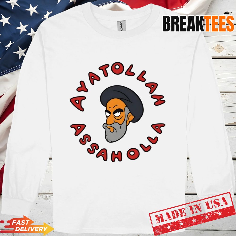 Retro Ayatollah Assahola Simpsons Cartoon Meme T-Shirt