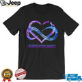 Rheumatoid Arthritis Awareness Heart Ribbon T Shirt