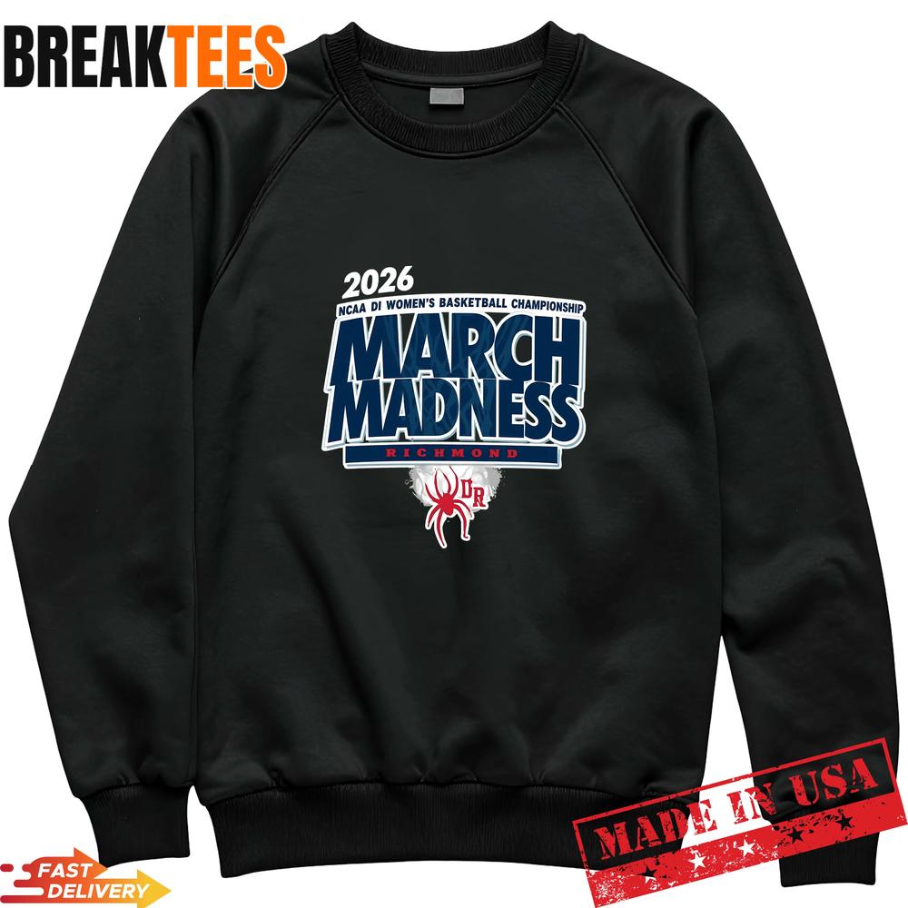 Richmond Spiders Basketball Champions 2026 March Madness Women’s Fan T-Shirt