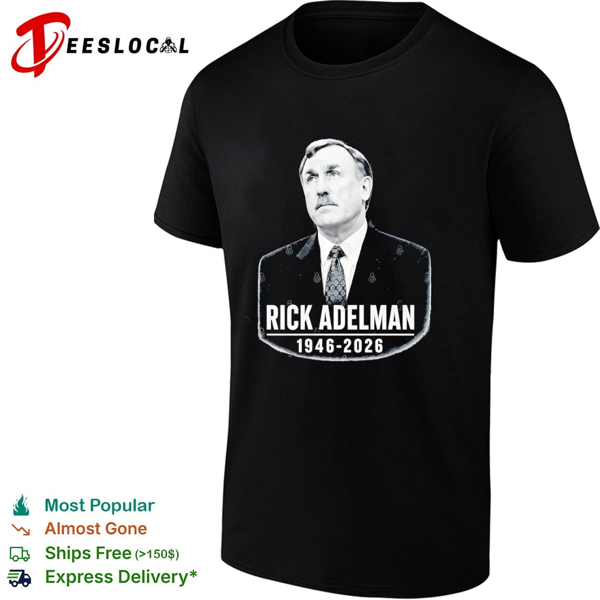 Rick Adelman 1946 2026 Memorial In Memoriam NBA Basketball Coach shirt