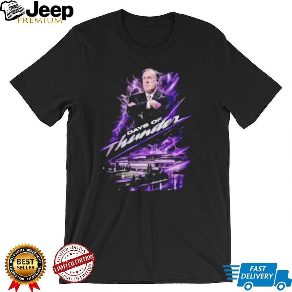 Rick Adelman Days of Thunder Arco Arena shirt