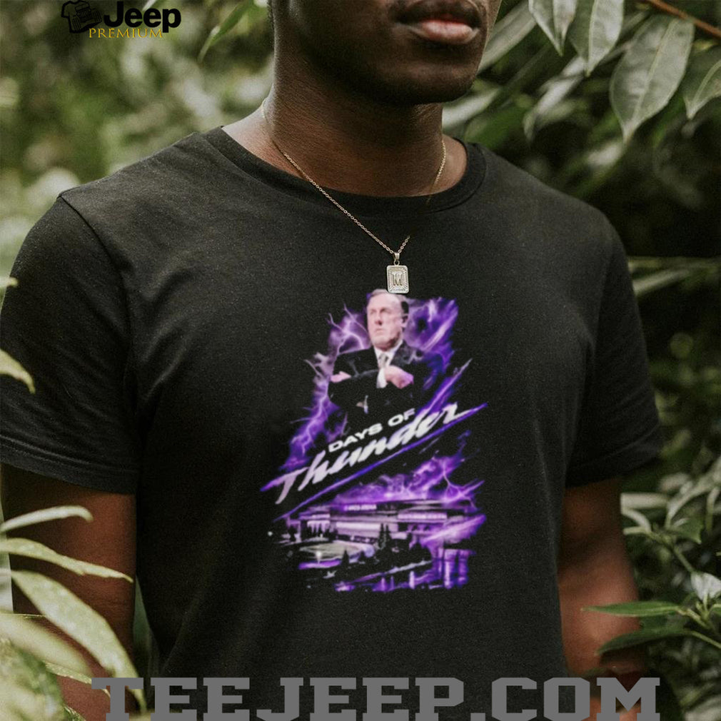 Rick Adelman Days of Thunder Arco Arena shirt