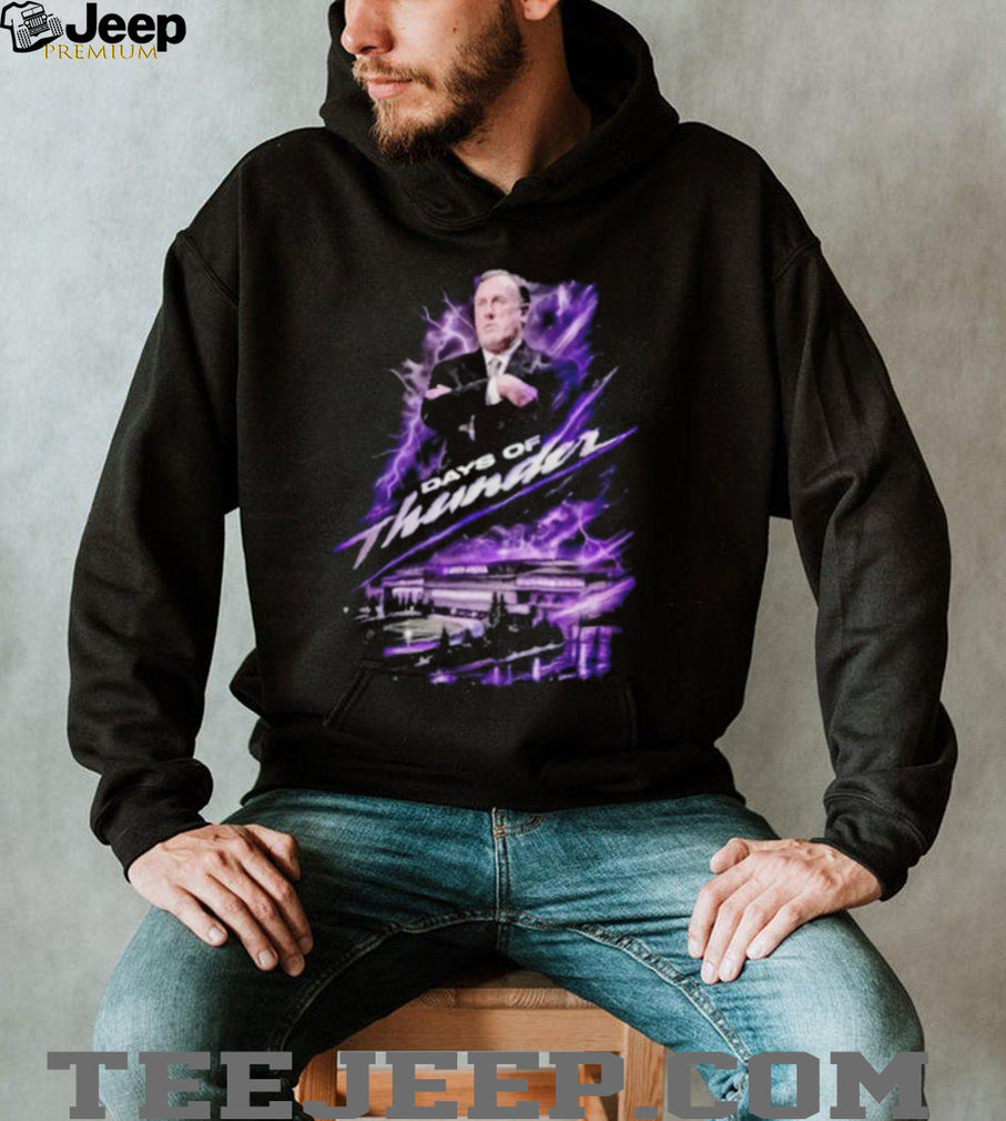 Rick Adelman Days of Thunder Arco Arena shirt