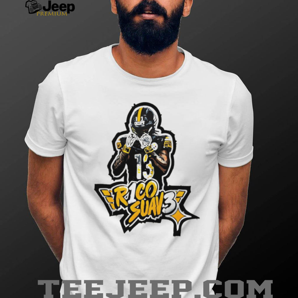Rico Suave #13 Pittsburgh Football Fan Graphic T Shirt