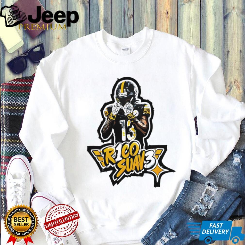 Rico Suave #13 Pittsburgh Football Fan Graphic T Shirt
