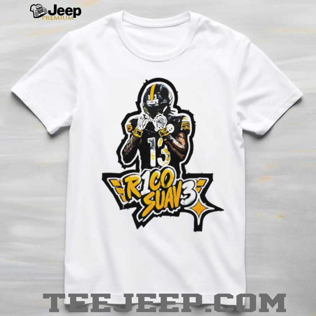 Rico Suave #13 Pittsburgh Football Fan Graphic T Shirt