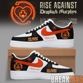 Rise Against x Dropkick Murphys Tour ‘Black Riot’ Custom AF1 Shoes