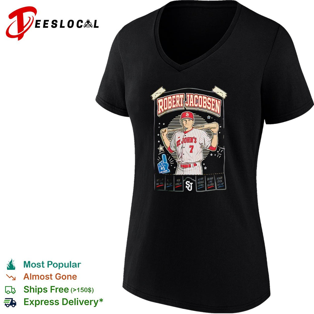 Robert Jacobsen St Johns Red Storm Defend the Hill Play Tough Heart Hustle shirt