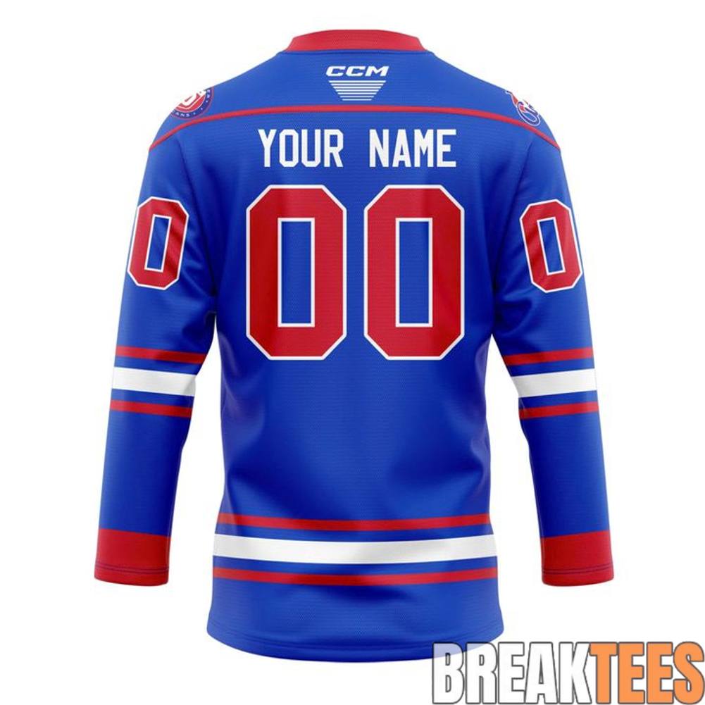 Rochester Americans 1980s Throwback Night Custom Hockey Jersey