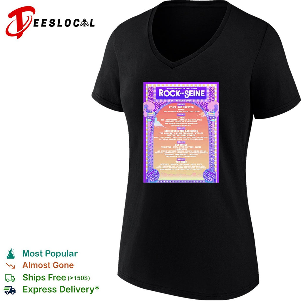 Rock En Seine 2026 Festival Lineup At Domaine National De Saint Cloud From 26 To 39 August 2026 shirt