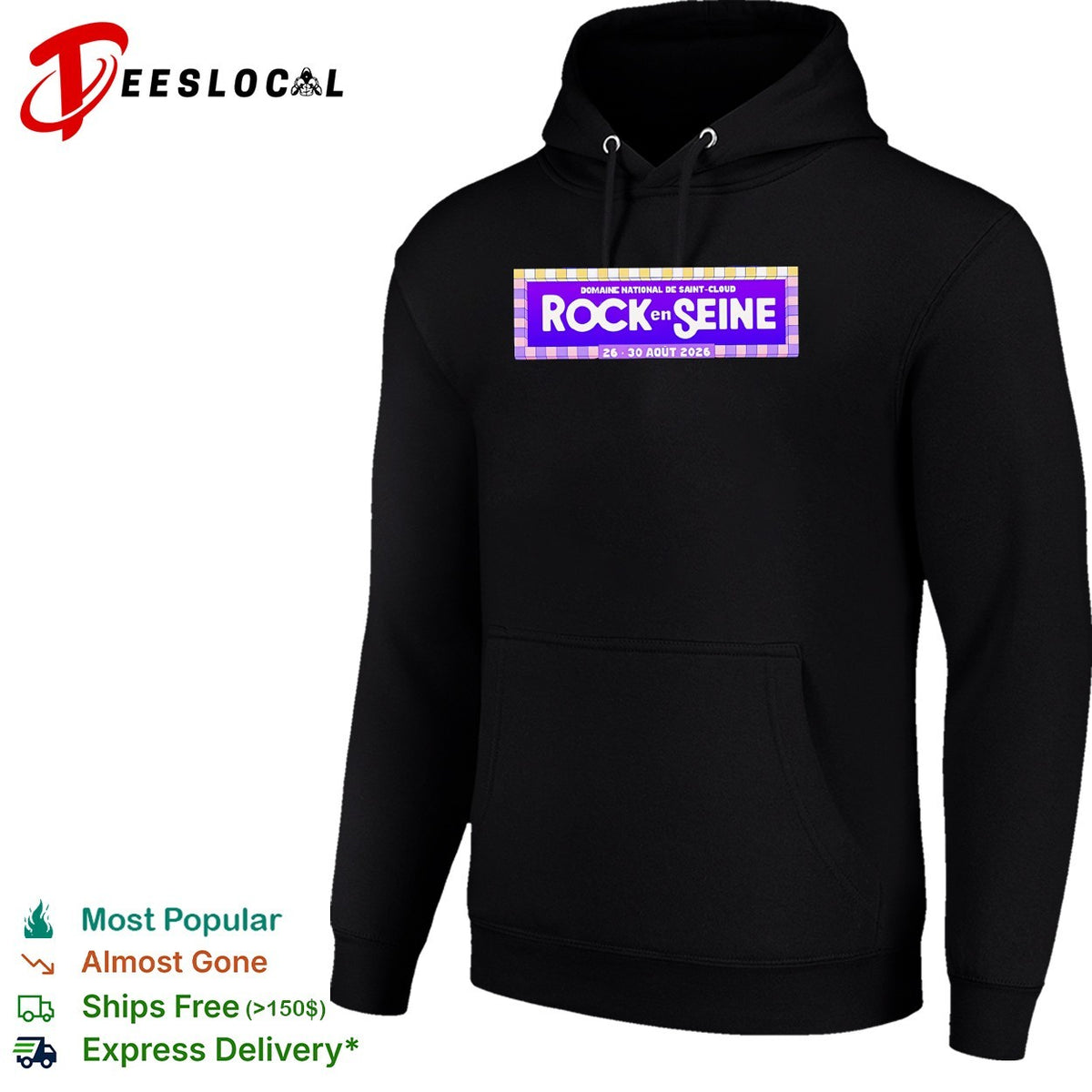 Rock En Seine 2026 Festival Lineup At Domaine National De Saint Cloud From 26 To 39 August 2026 logo shirt