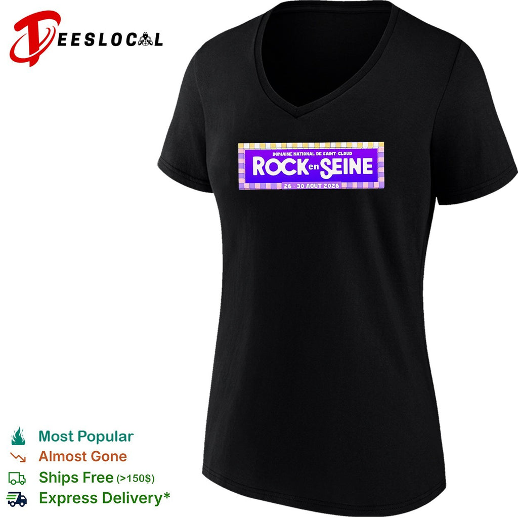 Rock En Seine 2026 Festival Lineup At Domaine National De Saint Cloud From 26 To 39 August 2026 logo shirt