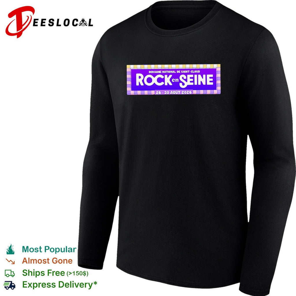 Rock En Seine 2026 Festival Lineup At Domaine National De Saint Cloud From 26 To 39 August 2026 logo shirt
