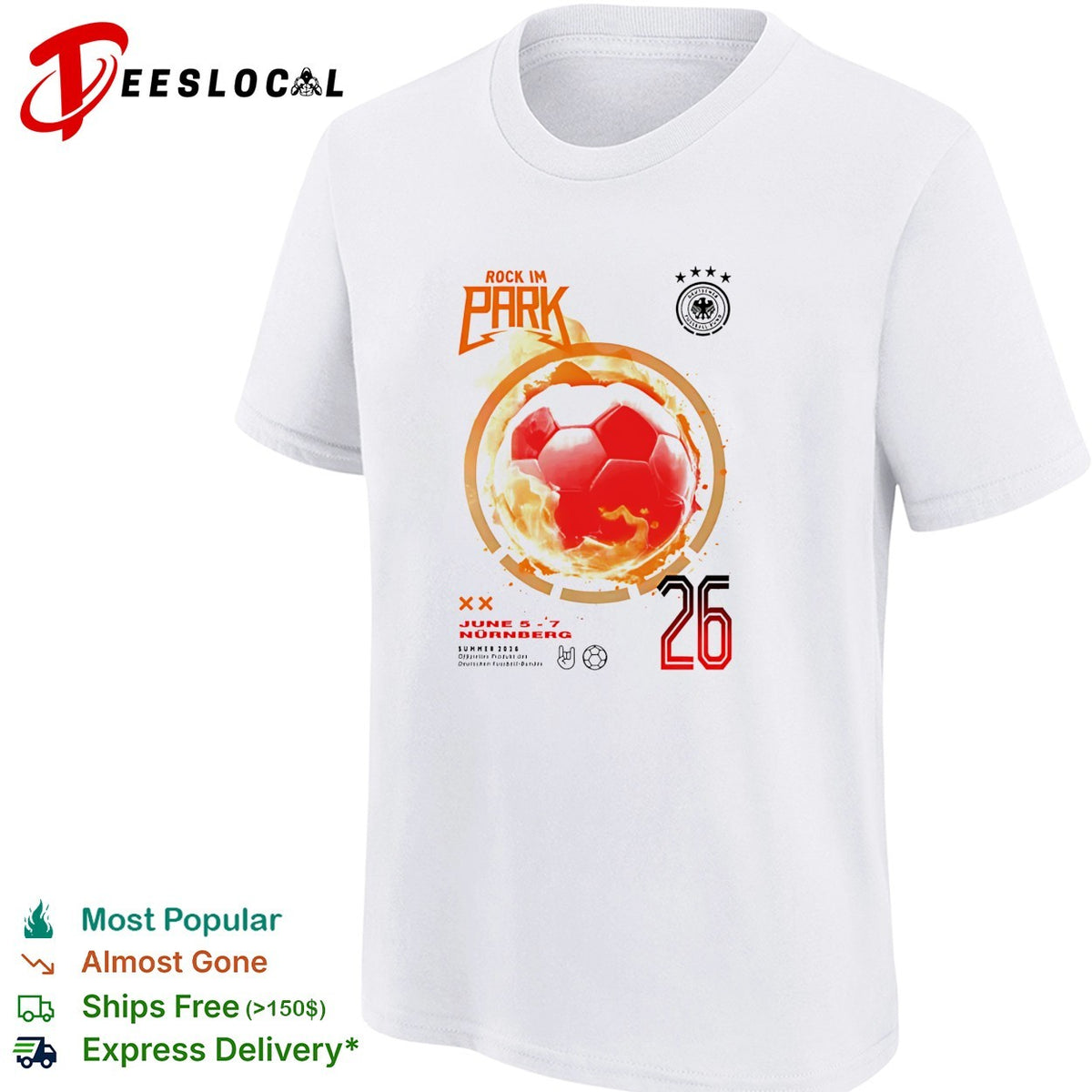 Rock Im Park Germany DFB soccer June 2026 Nurnberg shirt