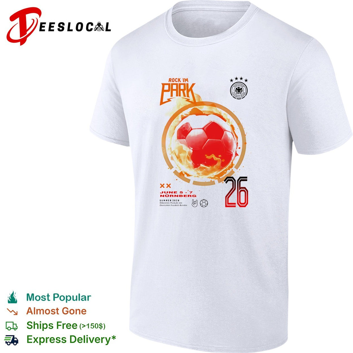 Rock Im Park Germany DFB soccer June 2026 Nurnberg shirt