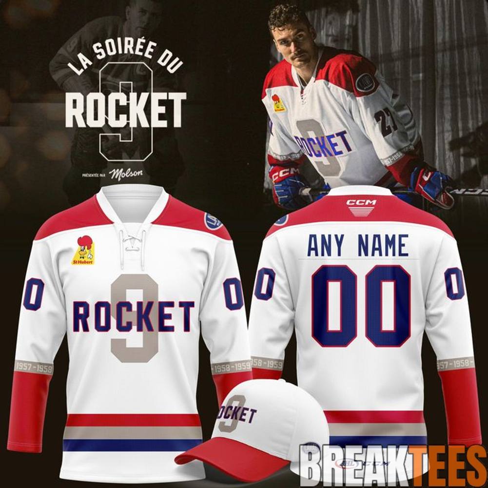 Rocket de Laval x The memory of Maurice Richard Hockey Jersey
