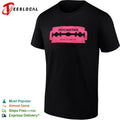 Rockstar registered trademark made in the UK razor blade shirt