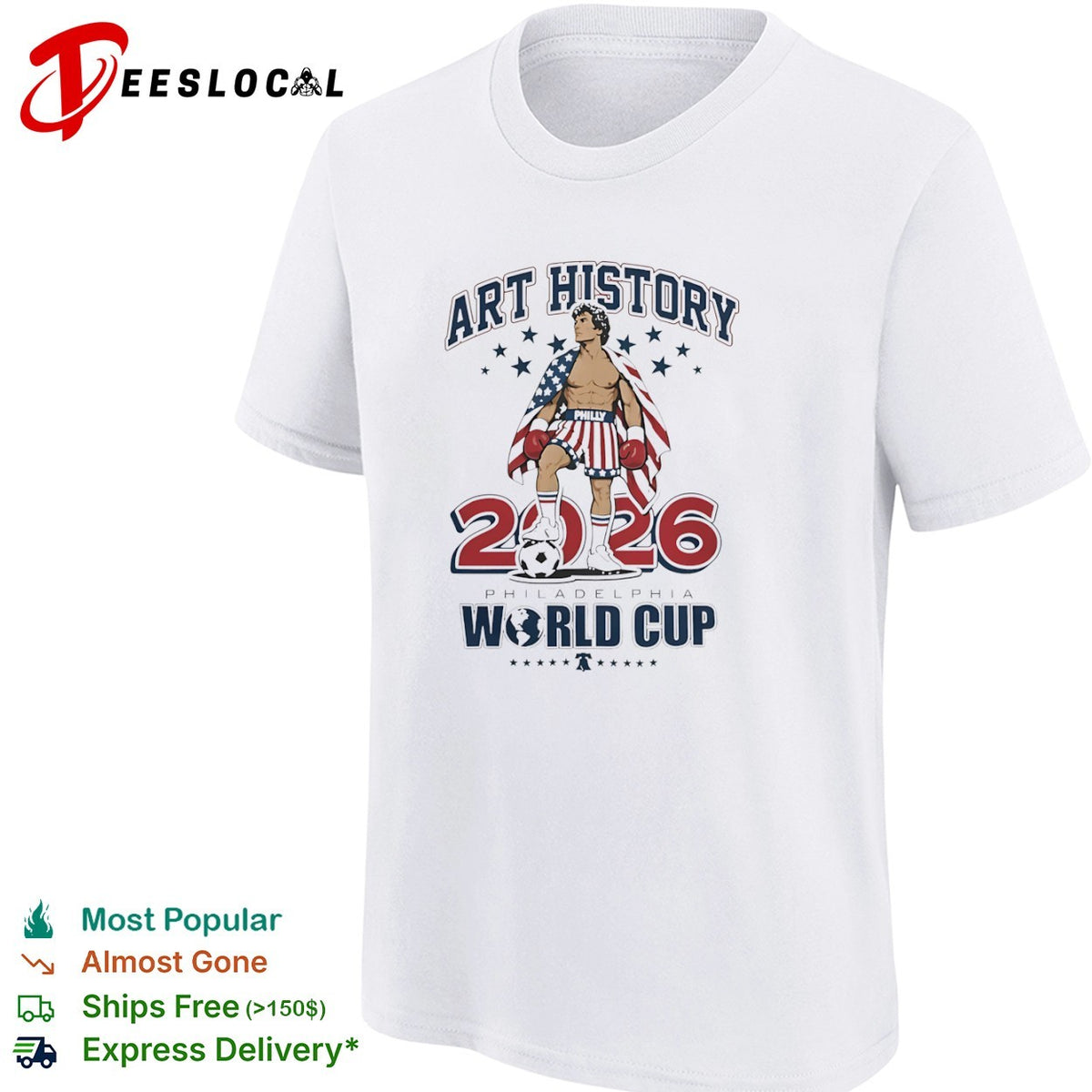 Rocky Balboa Philadelphia World Cup 2026 shirt